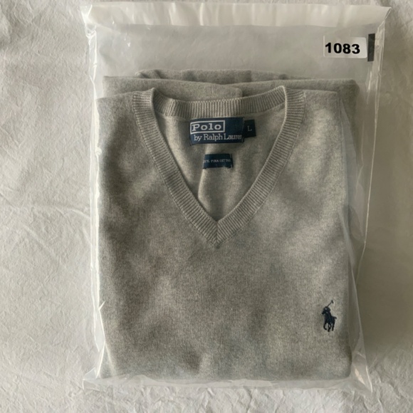 Polo by Ralph Lauren V-Neck Pullover Sweater - Picture 7 of 7